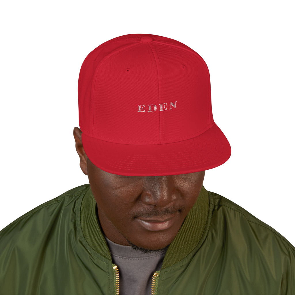 'Eden' Embroidered  — Snapback