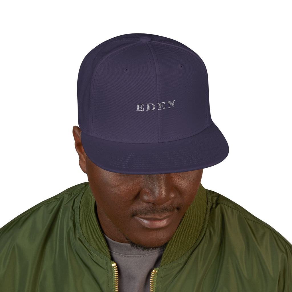 'Eden' Embroidered  — Snapback