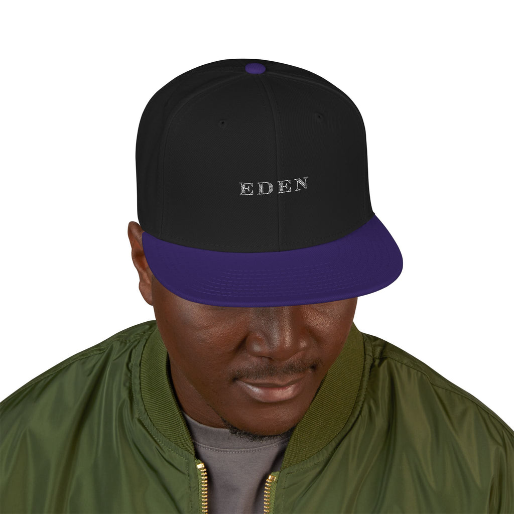 'Eden' Embroidered  — Snapback