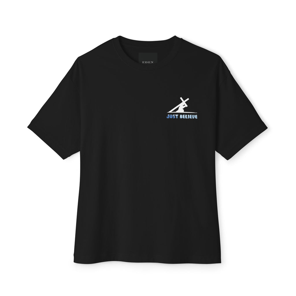 Just Believe – Unisex Oversized Christian Tee | Eden