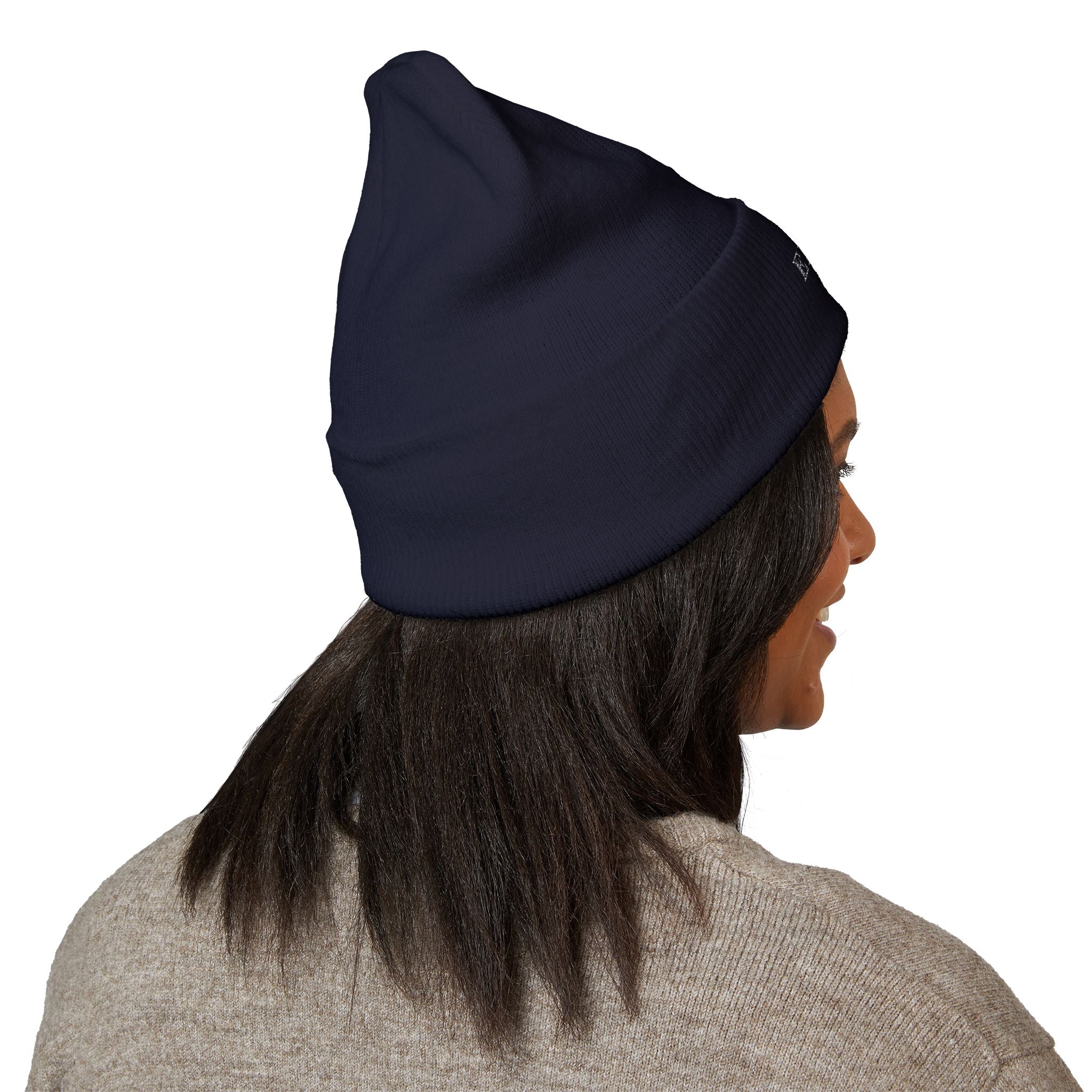 Knit Winter Hat  — Embroidered 'EDEN'