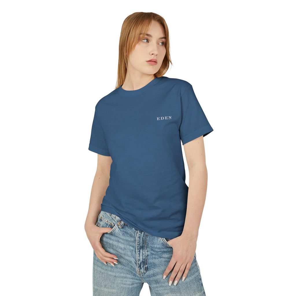 Eden Minimalist Garment-Dyed Cotton Tee