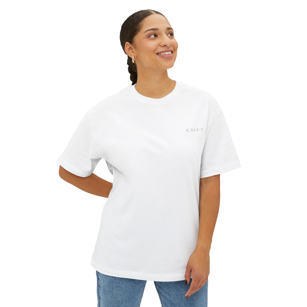 'GOD Fights For Me' Oversized Graphic Tee