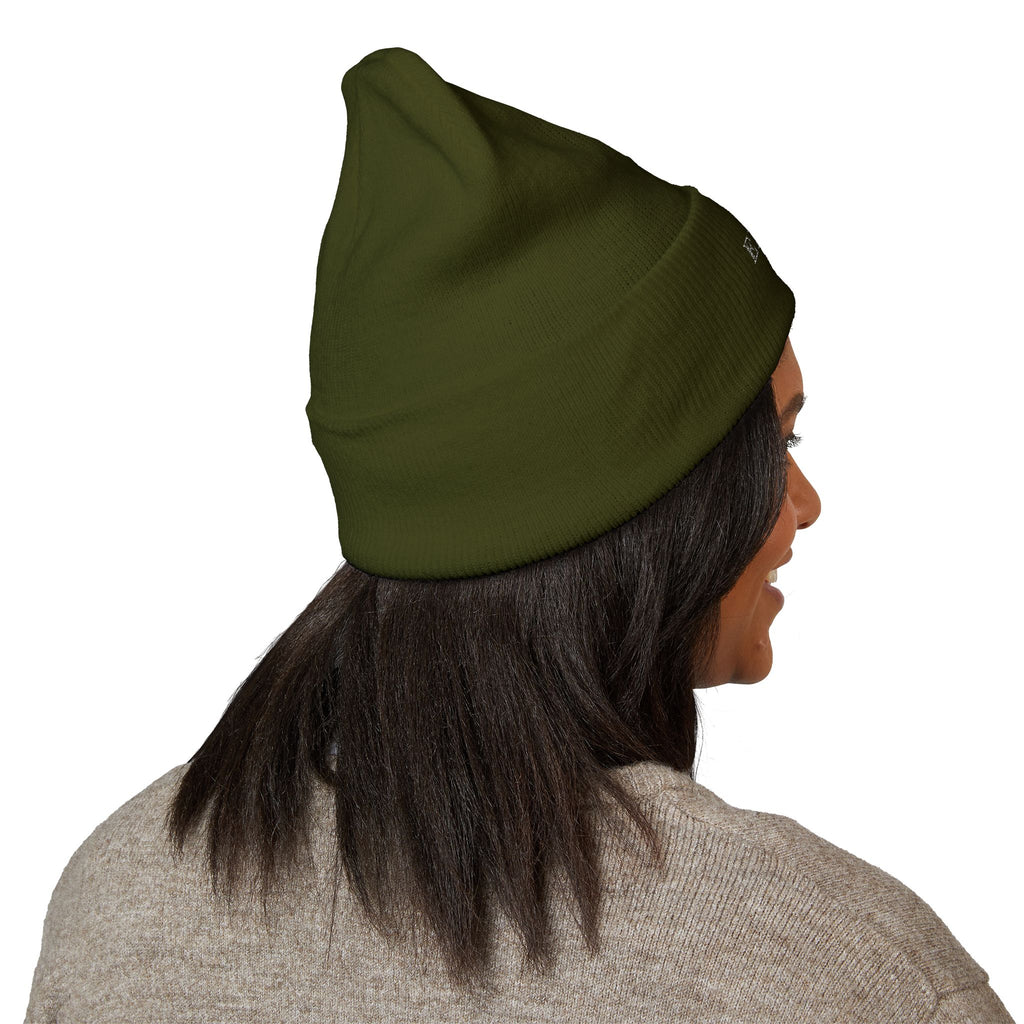 Knit Winter Hat  — Embroidered 'EDEN'