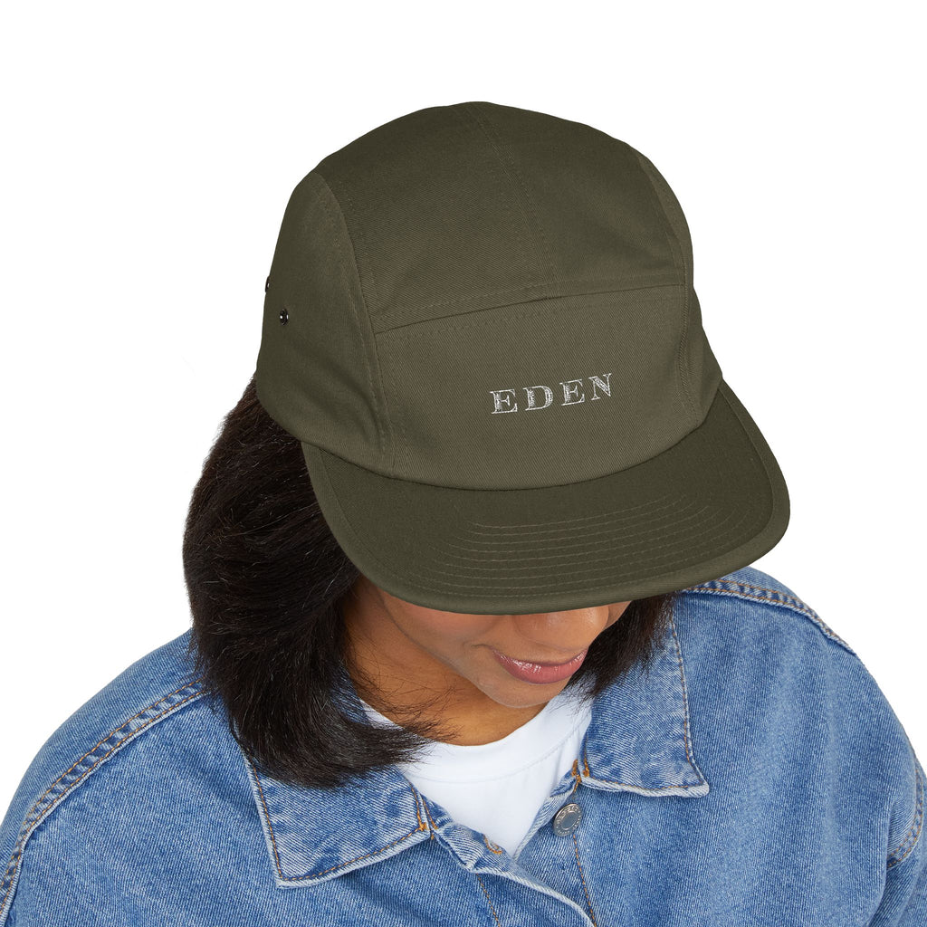Embroidered  'Eden' —   5-Panel Cap