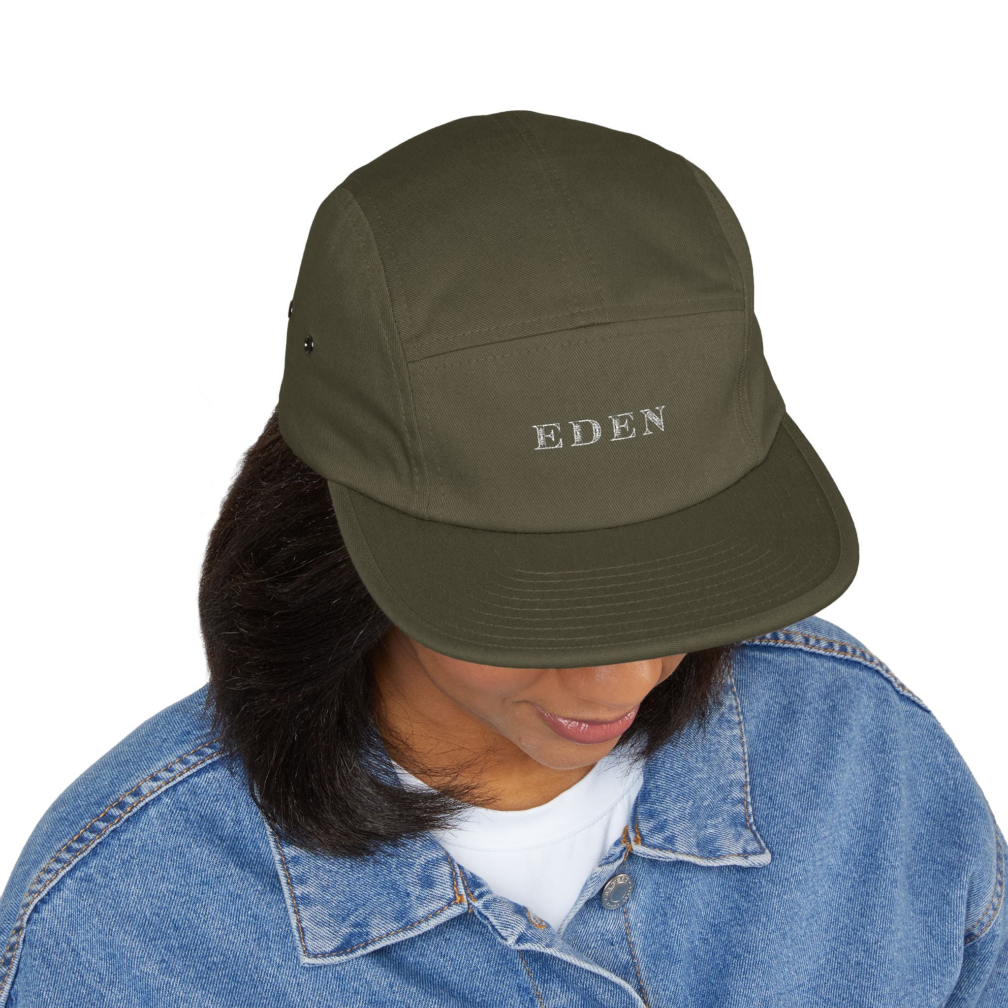 Embroidered  'Eden' —   5-Panel Cap