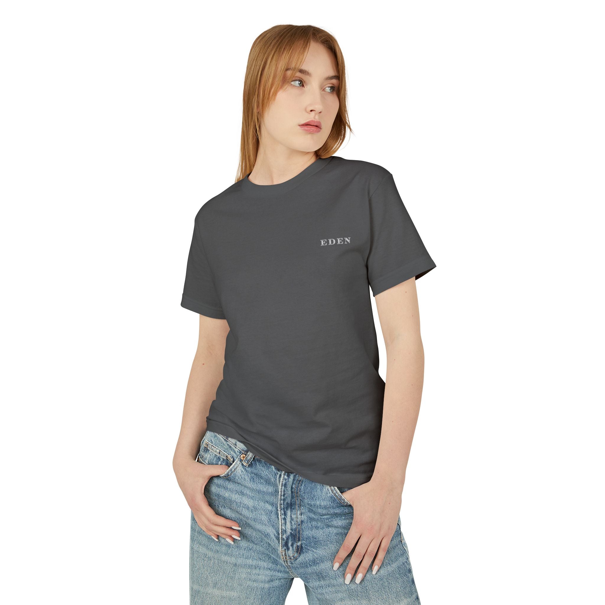 Eden Minimalist Garment-Dyed Cotton Tee