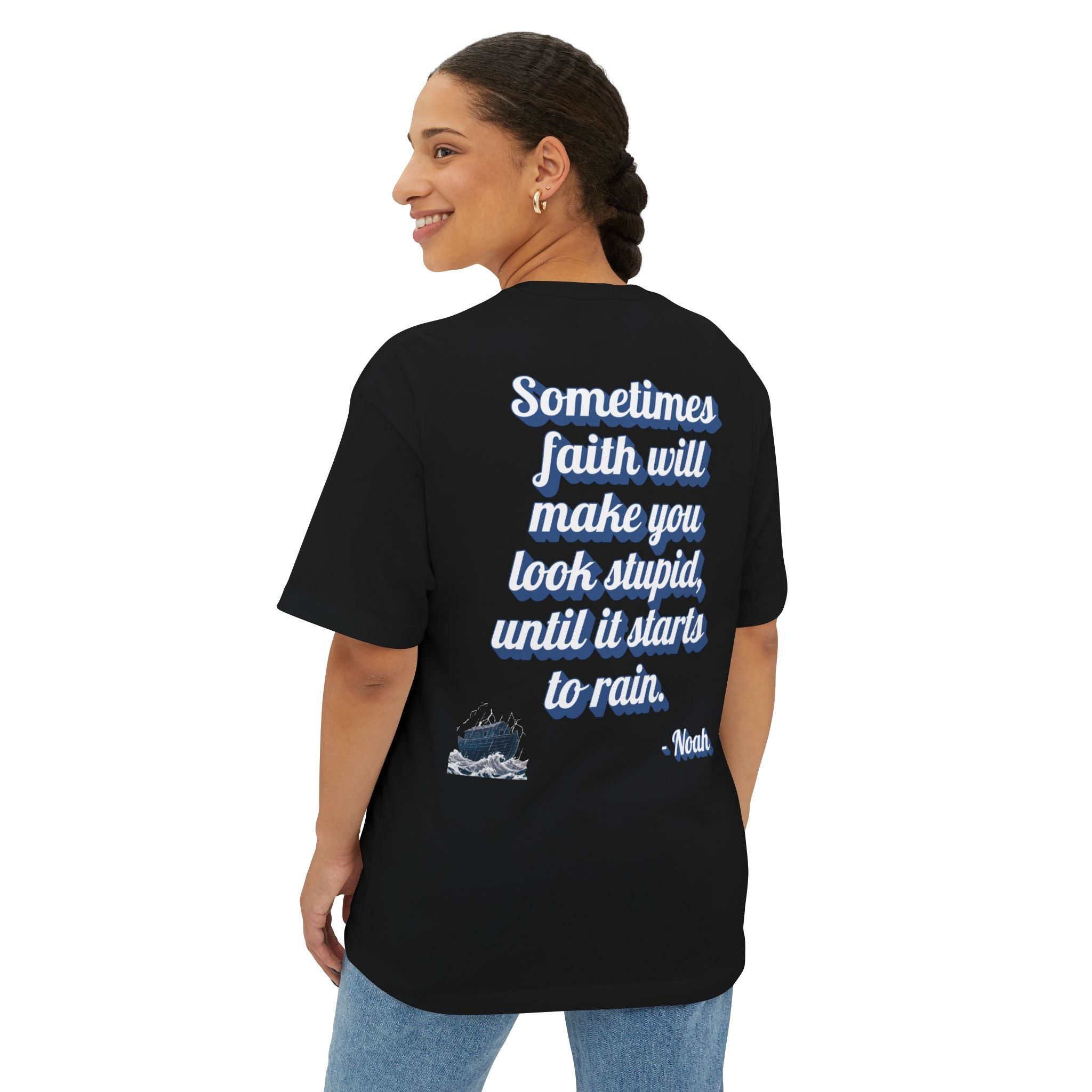 Just Believe – Unisex Oversized Christian Tee | Eden