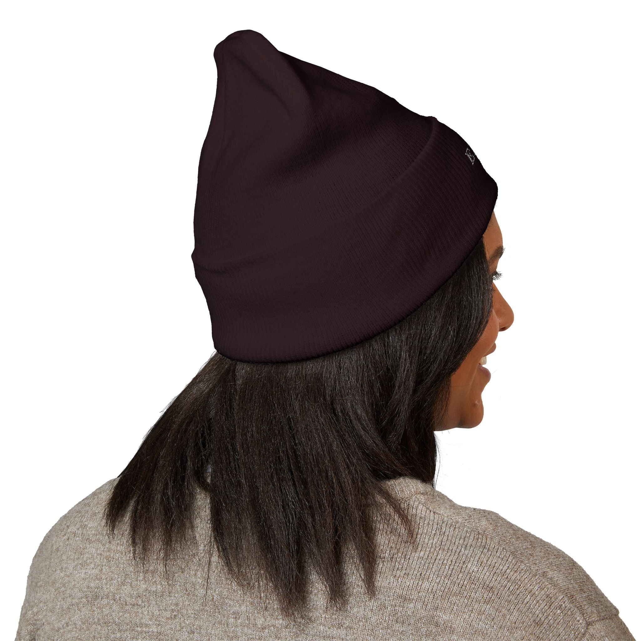 Knit Winter Hat  — Embroidered 'EDEN'