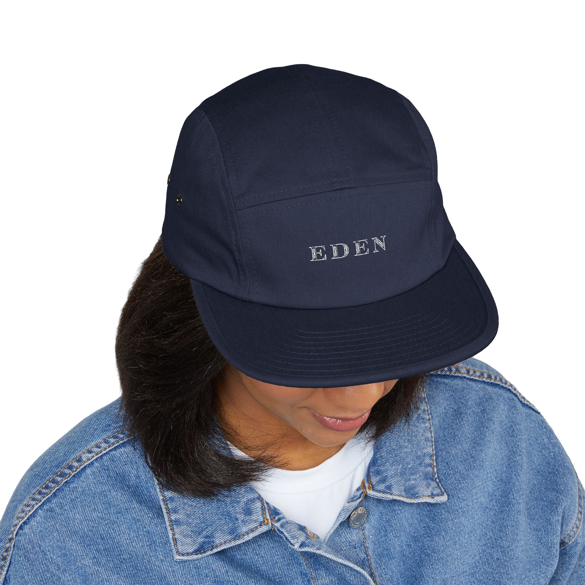 Embroidered  'Eden' —   5-Panel Cap