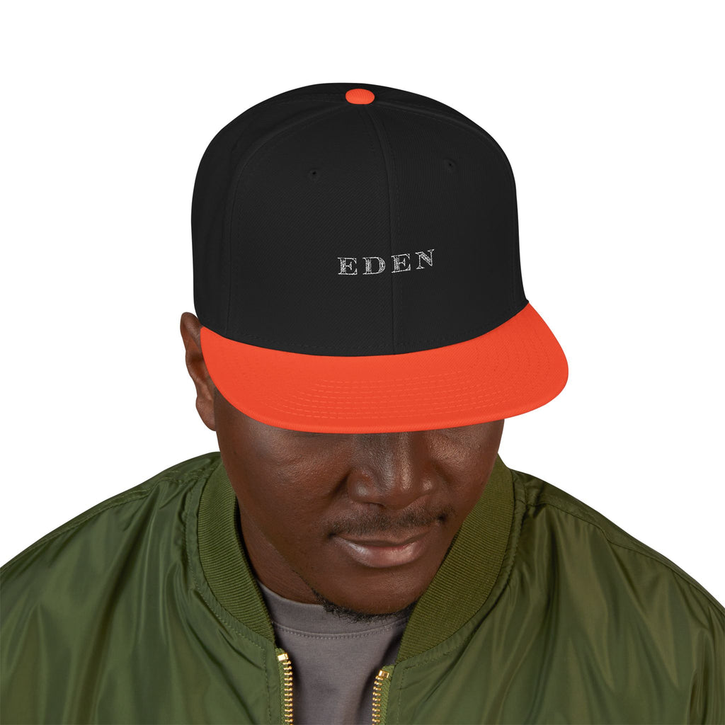 'Eden' Embroidered  — Snapback