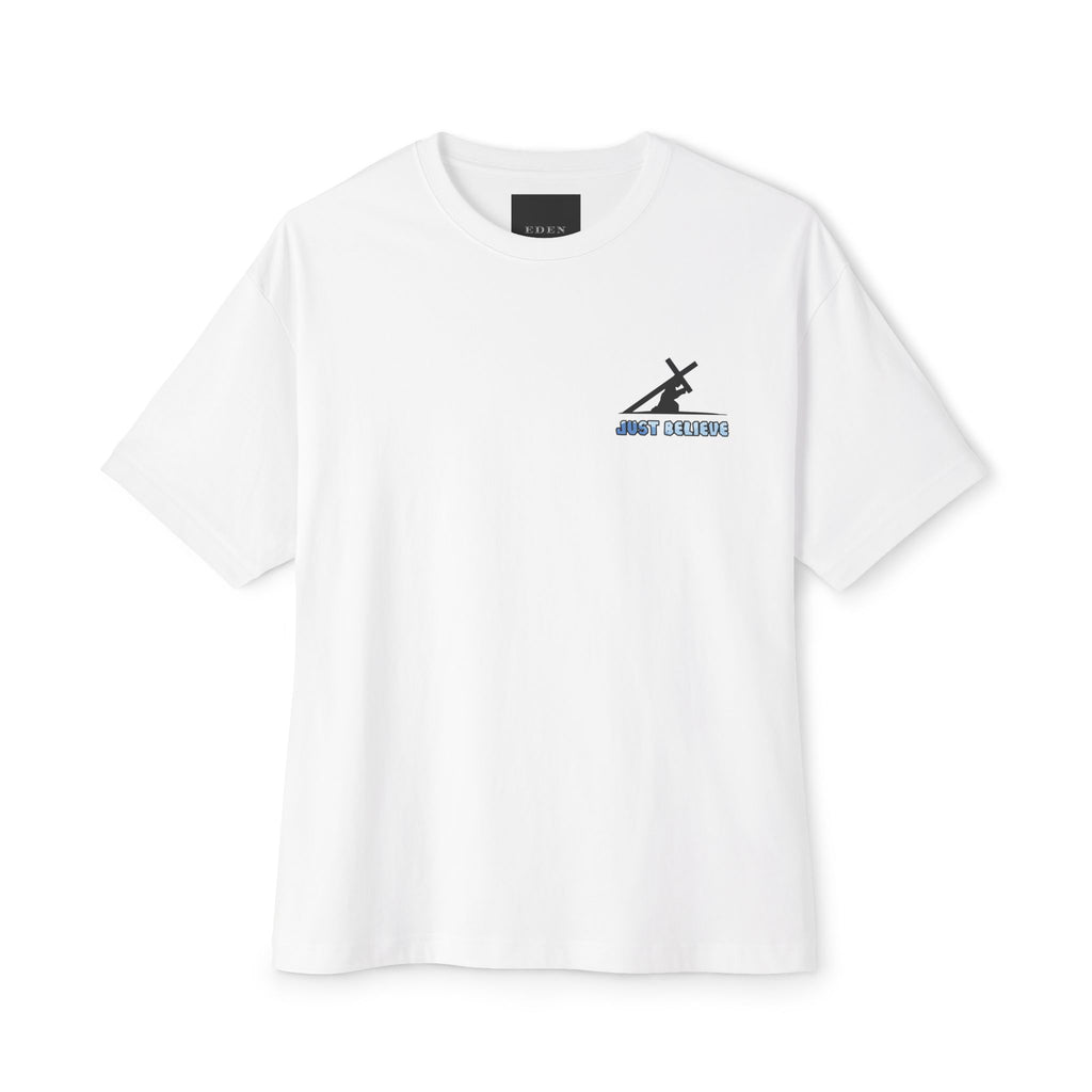 Just Believe – Unisex Oversized Christian Tee | Eden