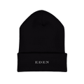 Knit Winter Hat  — Embroidered 'EDEN'
