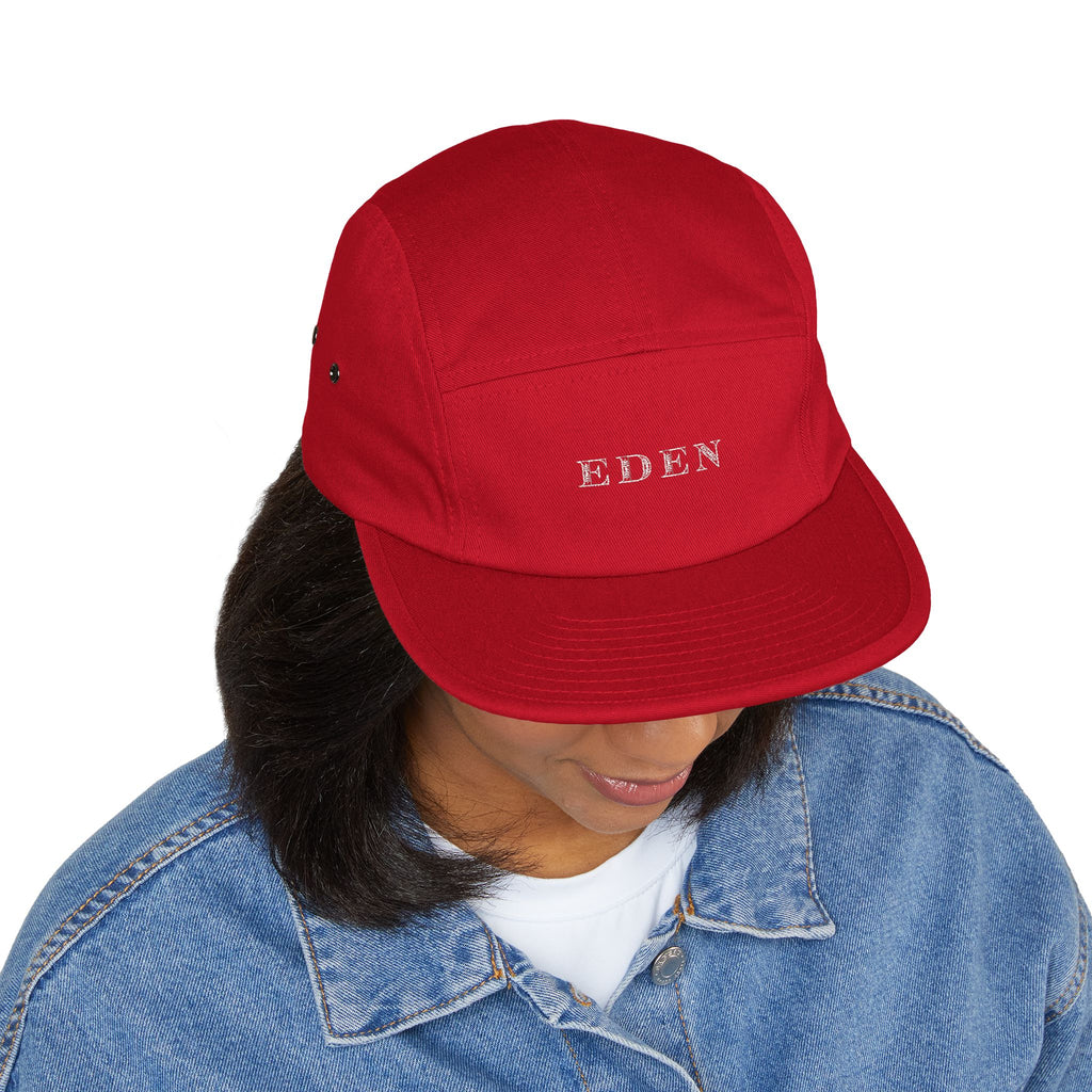 Embroidered  'Eden' —   5-Panel Cap
