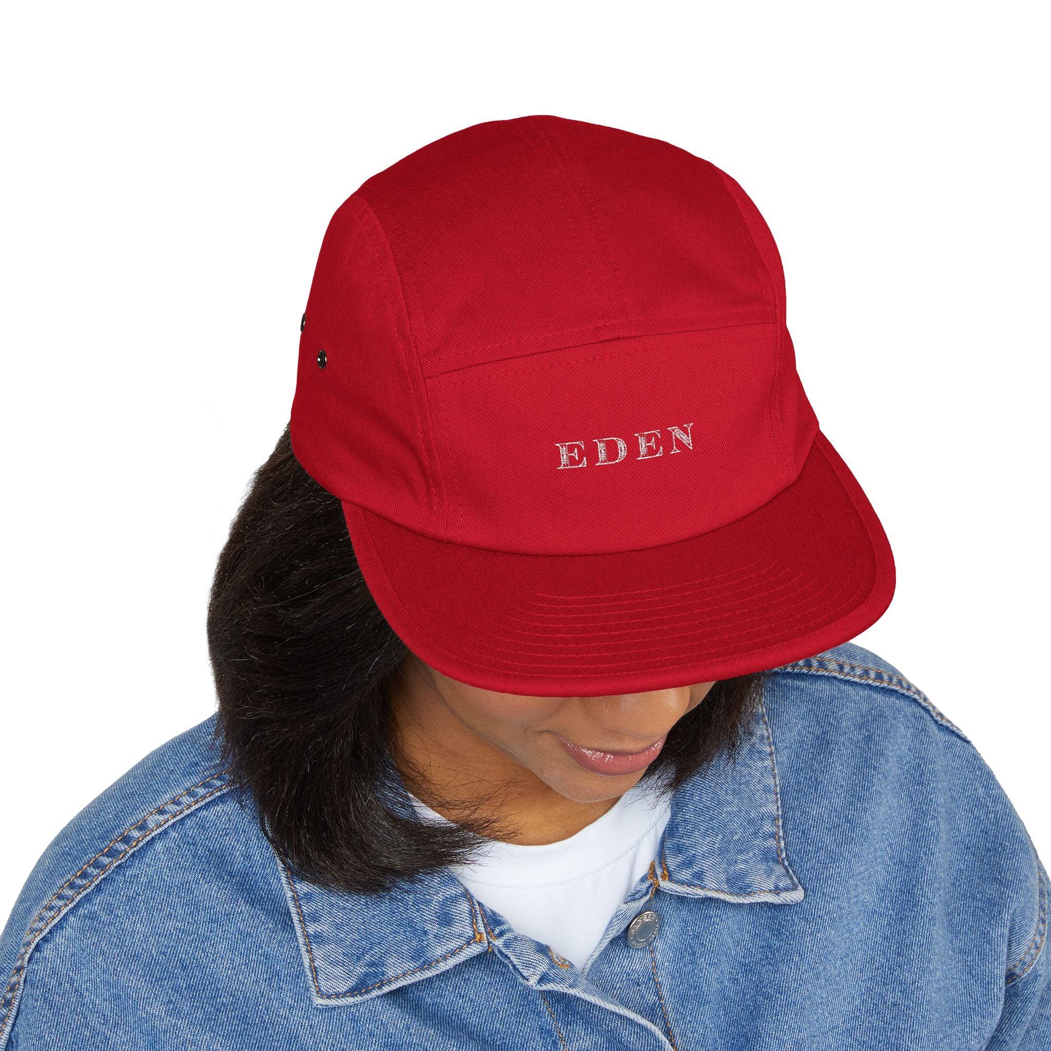 Embroidered  'Eden' —   5-Panel Cap
