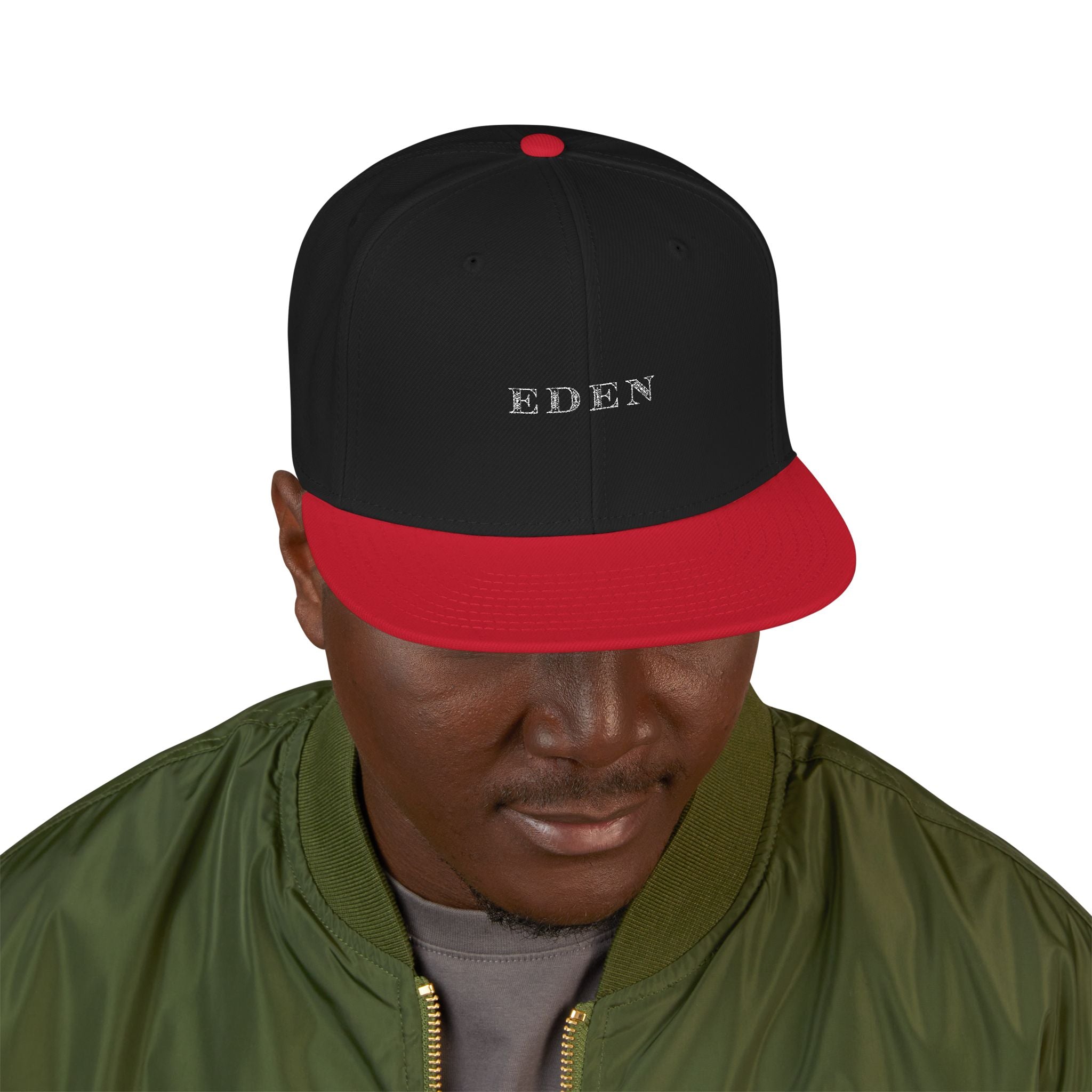 'Eden' Embroidered  — Snapback