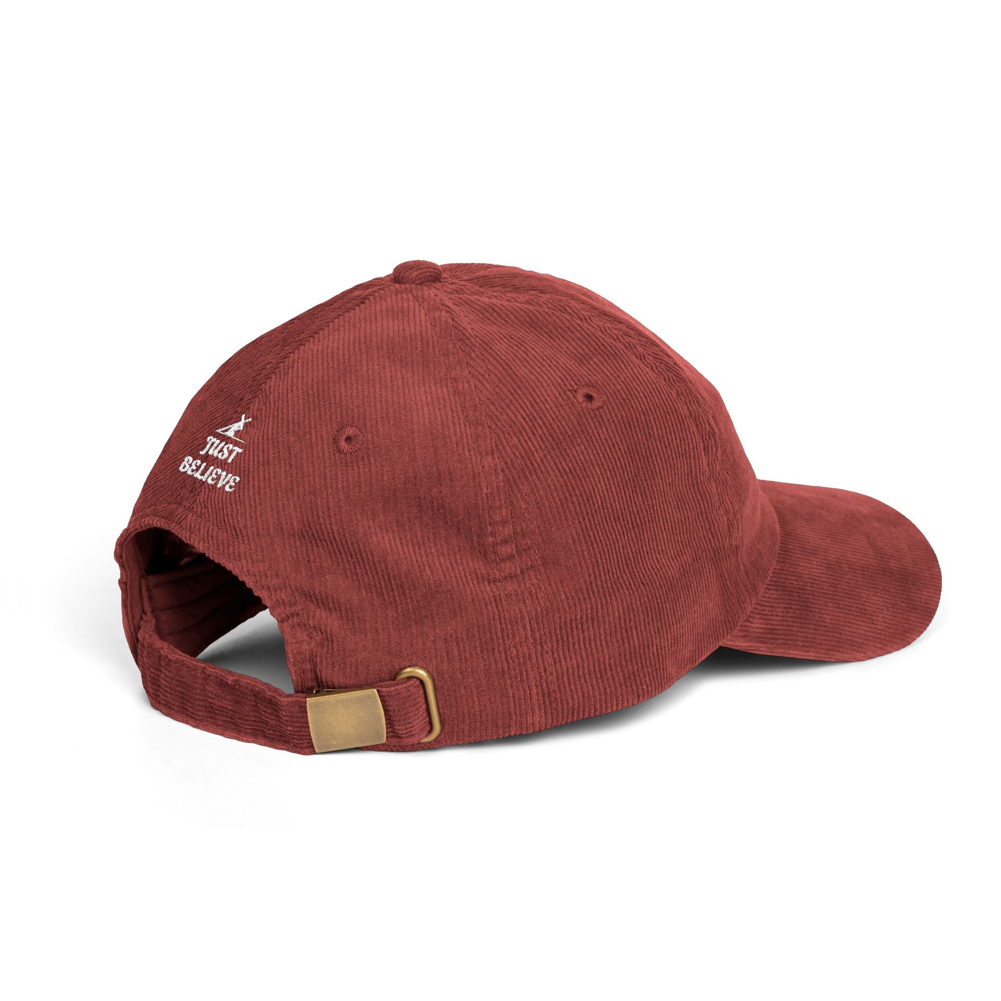 'Just Believe' Embroidered - Vintage Corduroy Cap