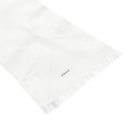 Light Scarf — Minimal White Lightweight Fringe Scarf