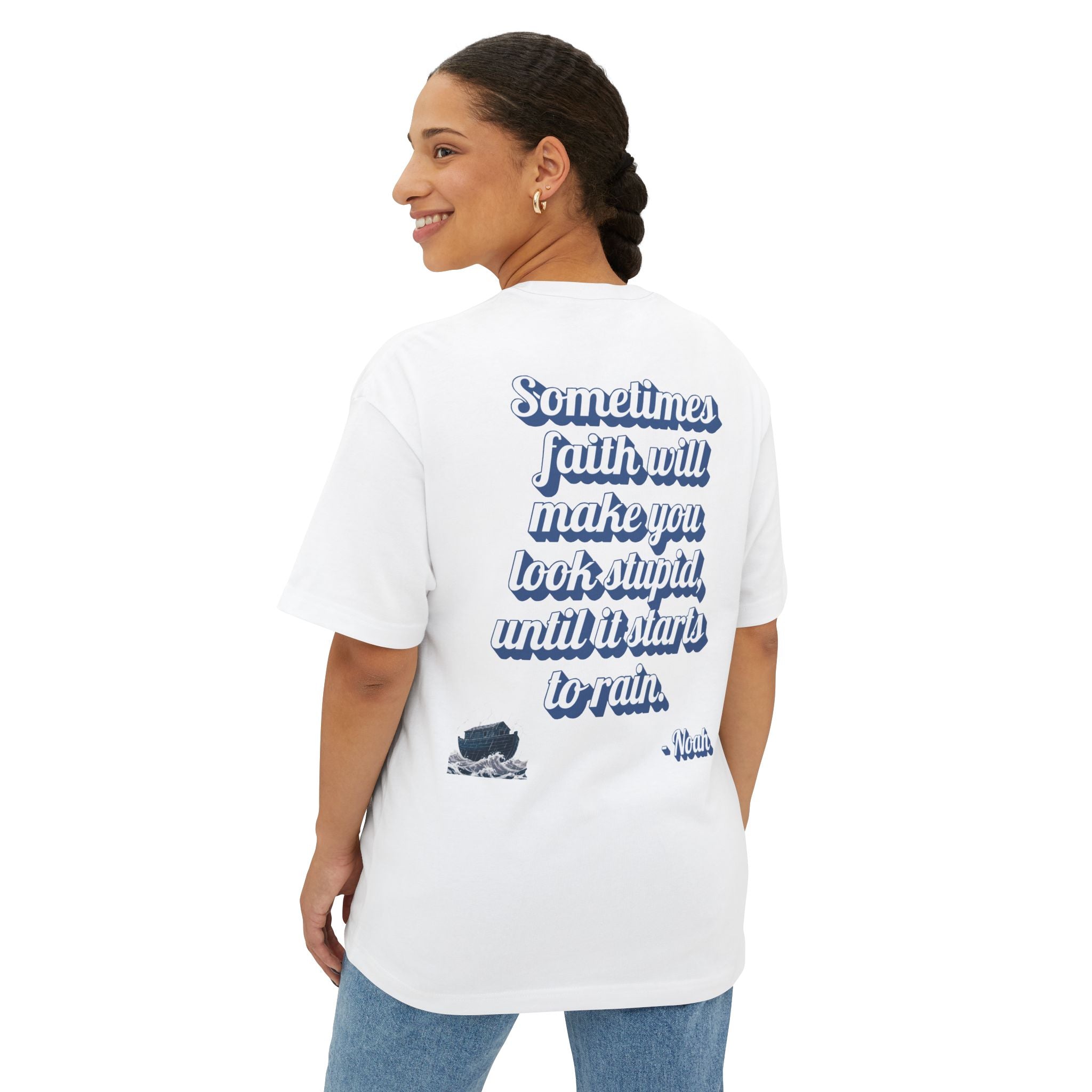 Just Believe – Unisex Oversized Christian Tee | Eden