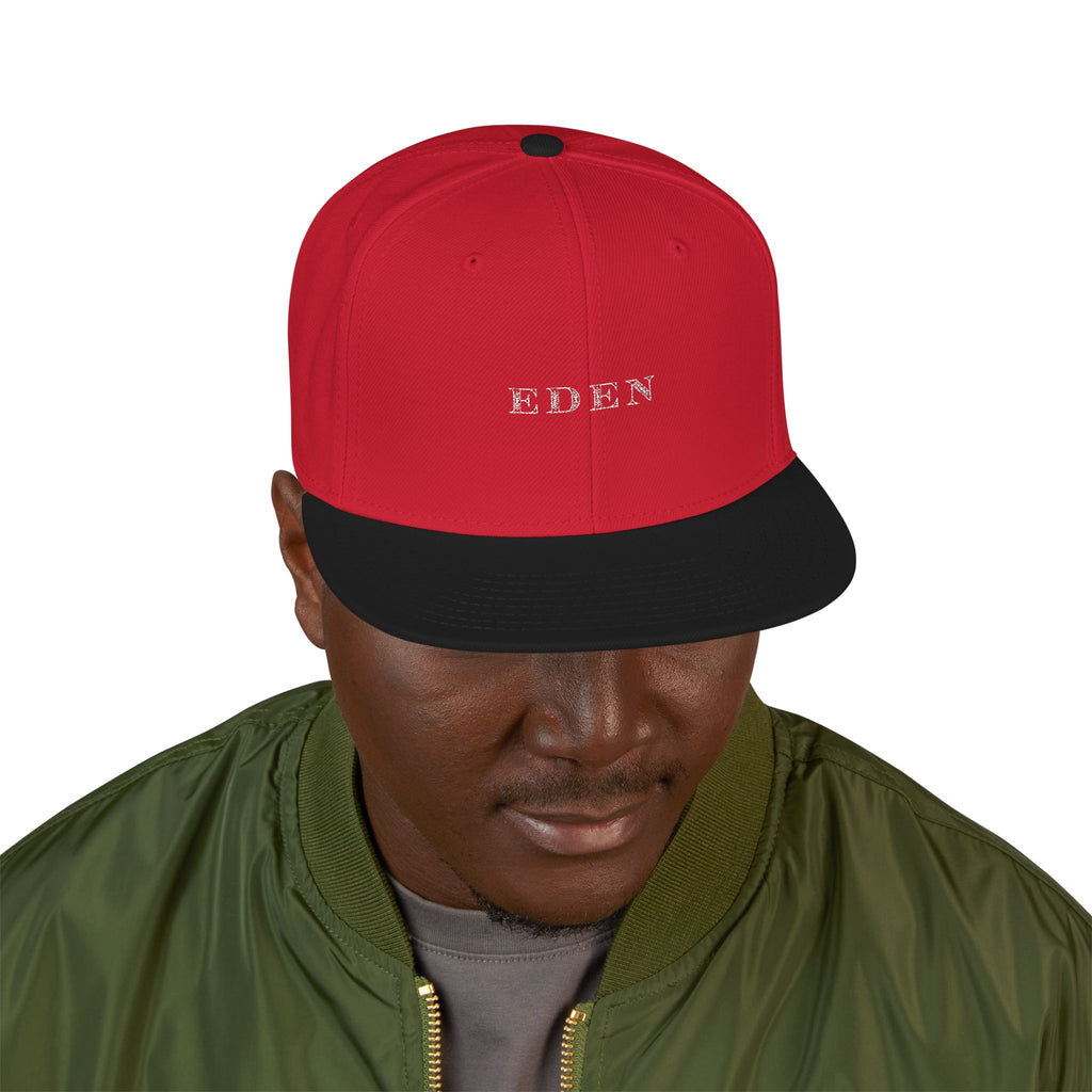 'Eden' Embroidered  — Snapback