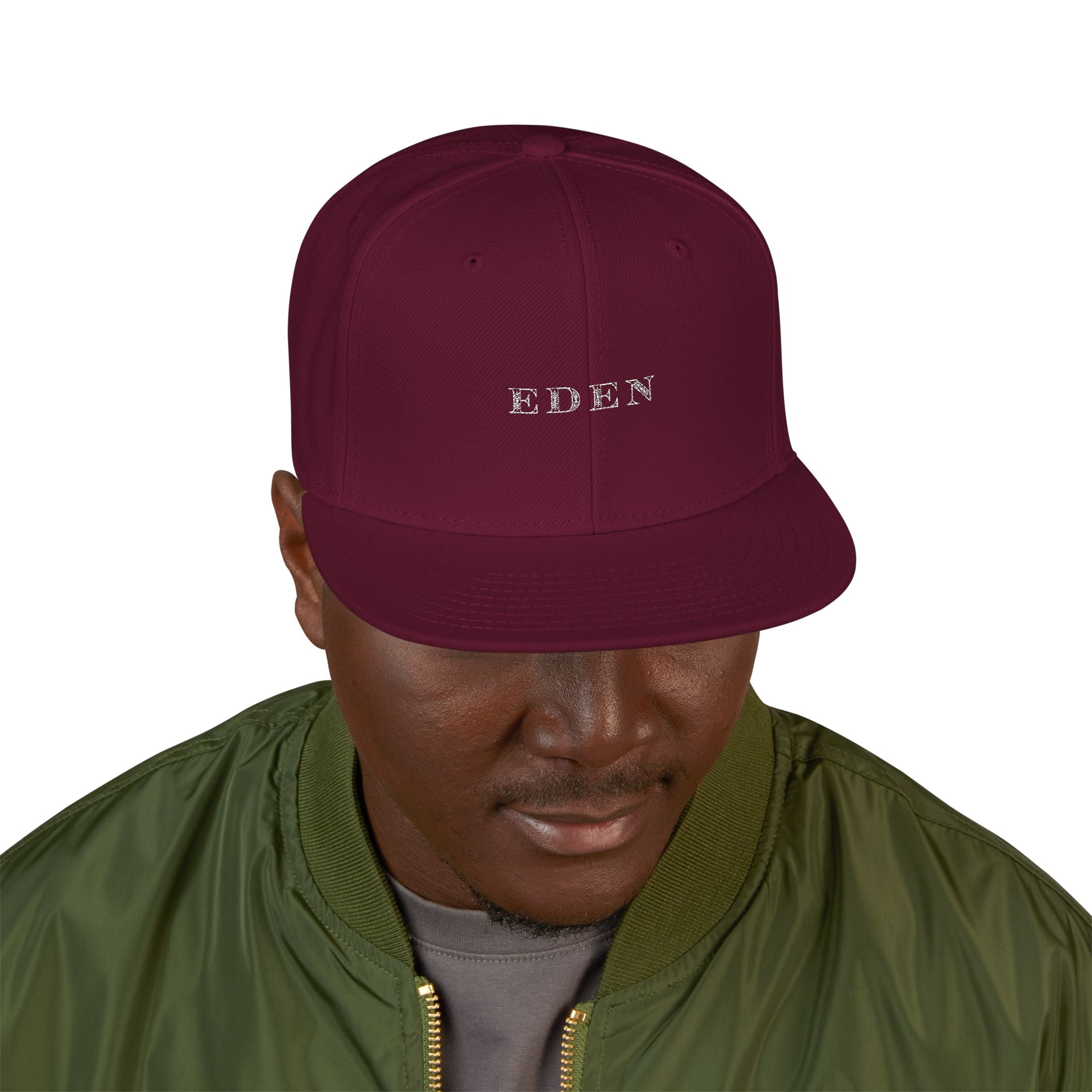 'Eden' Embroidered  — Snapback